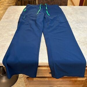 Carhartt Navy Blue Pants with Green Accents
